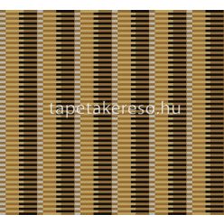   Khroma Folies vlies anyagú fekete, arany színű csíkos, geometriai modern tapéta