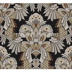   Khroma Folies vlies anyagú fekete, beige, arany színű absztrakt modern tapéta