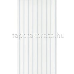   Casadeco Fontainebleau vlies anyagú fehér, kék színű csíkos romantikus tapéta