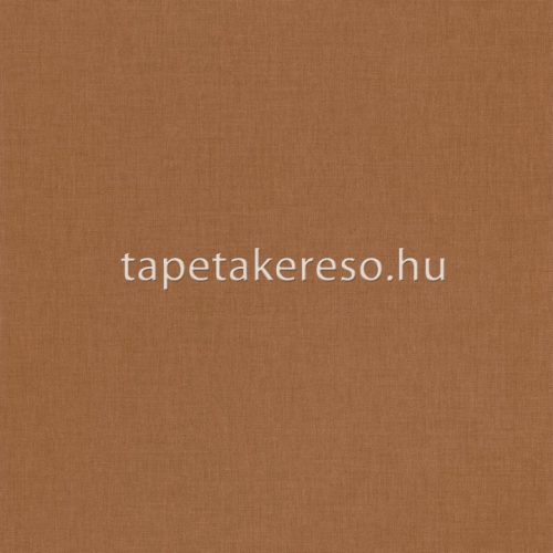 Caselio La Forét vlies anyagú rozsdabarna színű egyszínű, textilhatású modern, natural tapéta