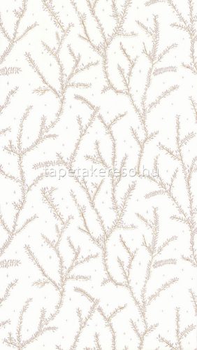 Caselio La Forét vlies anyagú beige, barna színű ágas modern, natural tapéta