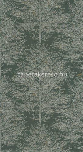 Caselio La Forét vlies anyagú zöld, arany színű madaras, fás modern, natural tapéta