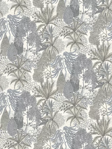 Decoprint Feature Walls vinyl, vlies anyagú, kék, szürke, fehér  színű, növényes, Modern poszter