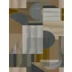 Decoprint Feature Walls vinyl, vlies anyagú, szürke, barna, fekete színű, geometriai, Modern poszter