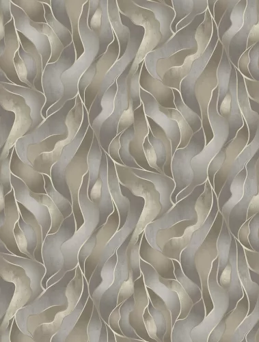 Decoprint Feature Walls vinyl, vlies anyagú, barna, szürke színű, hullámos, Modern poszter