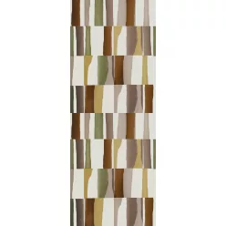  Decoprint Feature Walls vinyl, vlies anyagú, fehér, barna, zöld, mustársárga színű, geometriai, Modern poszter