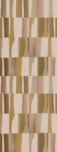 Decoprint Feature Walls vinyl, vlies anyagú, beige, mályva, mustársárga színű, geometriai, Modern poszter