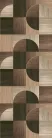 Decoprint Feature Walls vinyl, vlies anyagú, barna, fekete színű, geometriai, Modern poszter