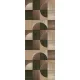 Decoprint Feature Walls vinyl, vlies anyagú, barna, fekete színű, geometriai, Modern poszter