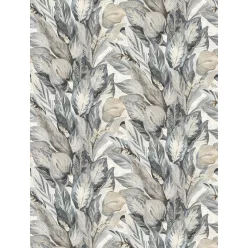   Decoprint Feature Walls vinyl, vlies anyagú, szürke, beige, fehér színű, leveles, Modern poszter