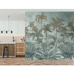   Decoprint Feature Walls vinyl, vlies anyagú, szürke, barna színű, fás, Modern poszter