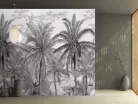 Decoprint Feature Walls vinyl, vlies anyagú, fekete, fehér színű, fás, Modern poszter