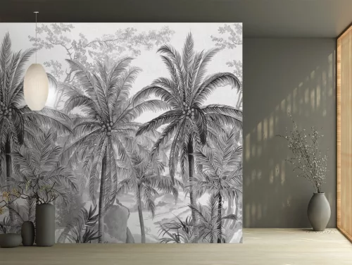 Decoprint Feature Walls vinyl, vlies anyagú, fekete, fehér színű, fás, Modern poszter
