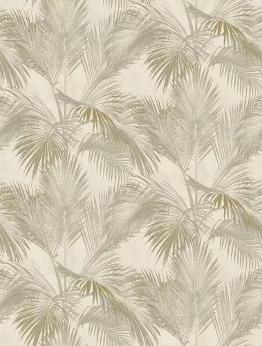 Decoprint Feature Walls vinyl, vlies anyagú, beige, homok színű, leveles, Modern poszter
