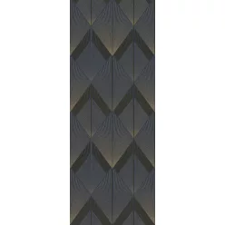   Decoprint Feature Walls vinyl, vlies anyagú, kék, barna színű, geometriai, Modern poszter