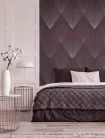 Decoprint Feature Walls vinyl, vlies anyagú, lila, bordó színű, geometriai, Modern poszter