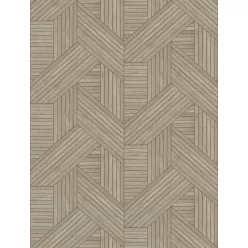   Decoprint Feature Walls vinyl, vlies anyagú, homok színű, geometriai, famintás, Modern poszter