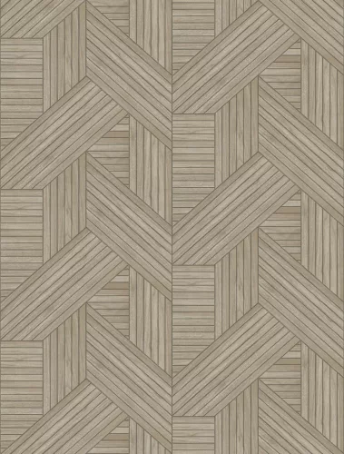 Decoprint Feature Walls vinyl, vlies anyagú, homok színű, geometriai, famintás, Modern poszter