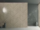 Decoprint Feature Walls vinyl, vlies anyagú, homok színű, geometriai, famintás, Modern poszter