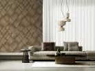Decoprint Feature Walls vinyl, vlies anyagú, barna színű, geometriai, Modern poszter