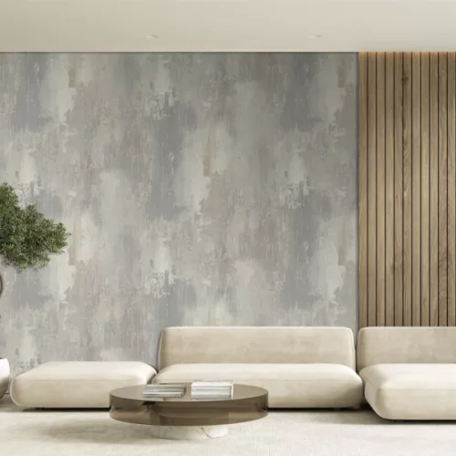Decoprint Feature Walls vinyl, vlies anyagú, kék, szürke, beige színű, foltos, Modern poszter