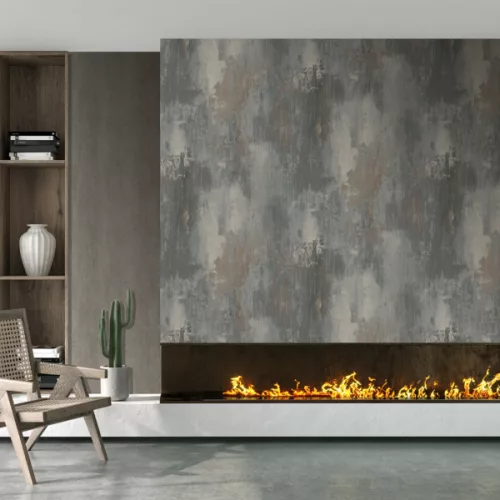 Decoprint Feature Walls vinyl, vlies anyagú, kék, beige, barna  színű, foltos, Modern poszter