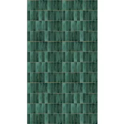   Decoprint Feature Walls vinyl, vlies anyagú, zöld színű, csempe, Modern poszter