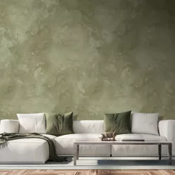   Decoprint Feature Walls vinyl, vlies anyagú, zöld színű, betonhatású, foltos, Modern poszter