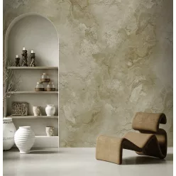   Decoprint Feature Walls vinyl, vlies anyagú, keki, barna színű, betonhatású, foltos, Modern poszter