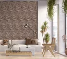Decoprint Feature Walls vinyl, vlies anyagú, barna színű, téglamintás, Modern poszter