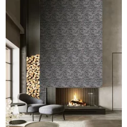   Decoprint Feature Walls vinyl, vlies anyagú, kék, barna színű, téglamintás, Modern poszter