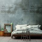 Decoprint Feature Walls vinyl, vlies anyagú, szürke, beige, zöld színű, foltos, Modern poszter