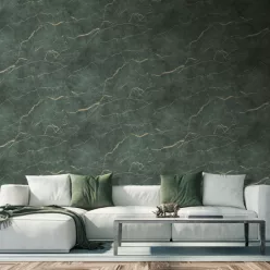   Decoprint Feature Walls vinyl, vlies anyagú, zöld, beige színű, márványos, Modern poszter