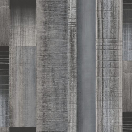 ICH TexStyle vlies anyagú szürke, ezüst színű geometriai modern tapéta