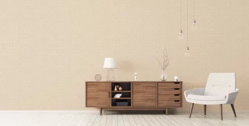 ICH TexStyle vlies anyagú barna, beige színű geometriai modern tapéta