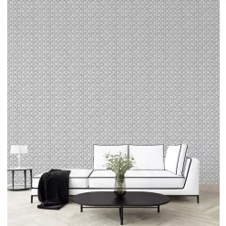   ICH TexStyle vlies anyagú szürke, fekete színű geometriai modern tapéta