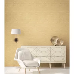   ICH TexStyle vlies anyagú okker színű hullámos, csíkos modern tapéta