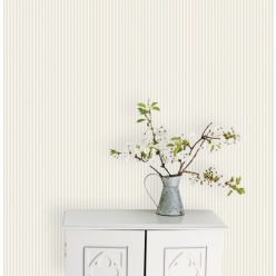   ICH Small Prints vlies anyagú beige színű csíkos romantikus tapéta
