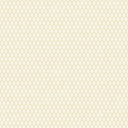 ICH Small Prints vlies anyagú mustársárga, beige színű geometriai romantikus tapéta