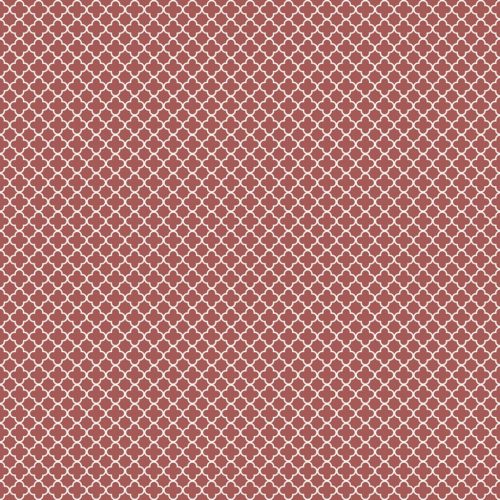 ICH Small Prints vlies anyagú piros, fehér színű geometriai romantikus tapéta