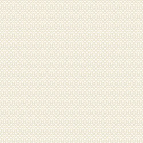 ICH Small Prints vlies anyagú beige, fehér színű geometriai romantikus tapéta
