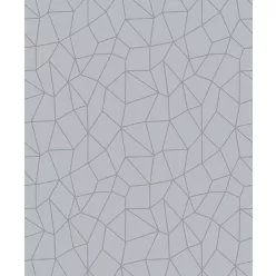   Galerie SPECIAL FX 2 vinyl, vlies anyagú, szürke, ezüst színű, geometriai, Modern tapéta