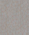 Galerie SPECIAL FX 2 vinyl, vlies anyagú, barna, bronz színű, geometriai, Modern tapéta