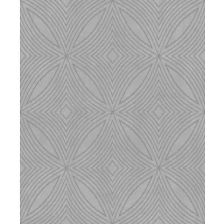   Galerie SPECIAL FX 2 vinyl, vlies anyagú, szürke, ezüst színű, geometriai, Modern tapéta