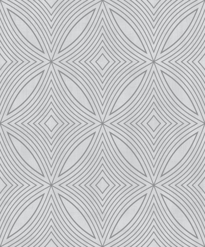 Galerie SPECIAL FX 2 vinyl, vlies anyagú, szürke, ezüst színű, geometriai, Modern tapéta