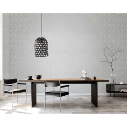   Galerie SPECIAL FX 2 vinyl, vlies anyagú, szürke, ezüst színű, geometriai, Modern tapéta