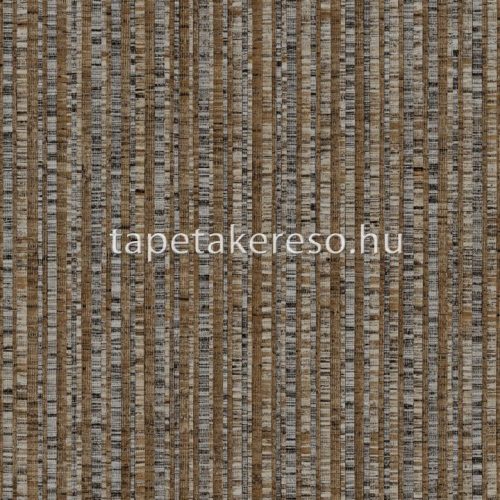 Galeria Wallcoverings Natural Fx 2 vlies, vinyl anyagú barna, szürke színű csíkos modern tapéta
