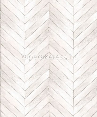 Galeria Wallcoverings Natural Fx 2 vlies, vinyl anyagú beige, barna színű chevron, famintás modern tapéta