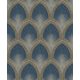 Galerie SPECIAL FX 2 vinyl, vlies anyagú, kék, arany, rosegold színű, art deco, Modern tapéta