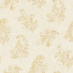   Galerie Palazzo 2 vinyl, vlies anyagú, beige, barna színű, leveles, barokk, Klasszikus tapéta